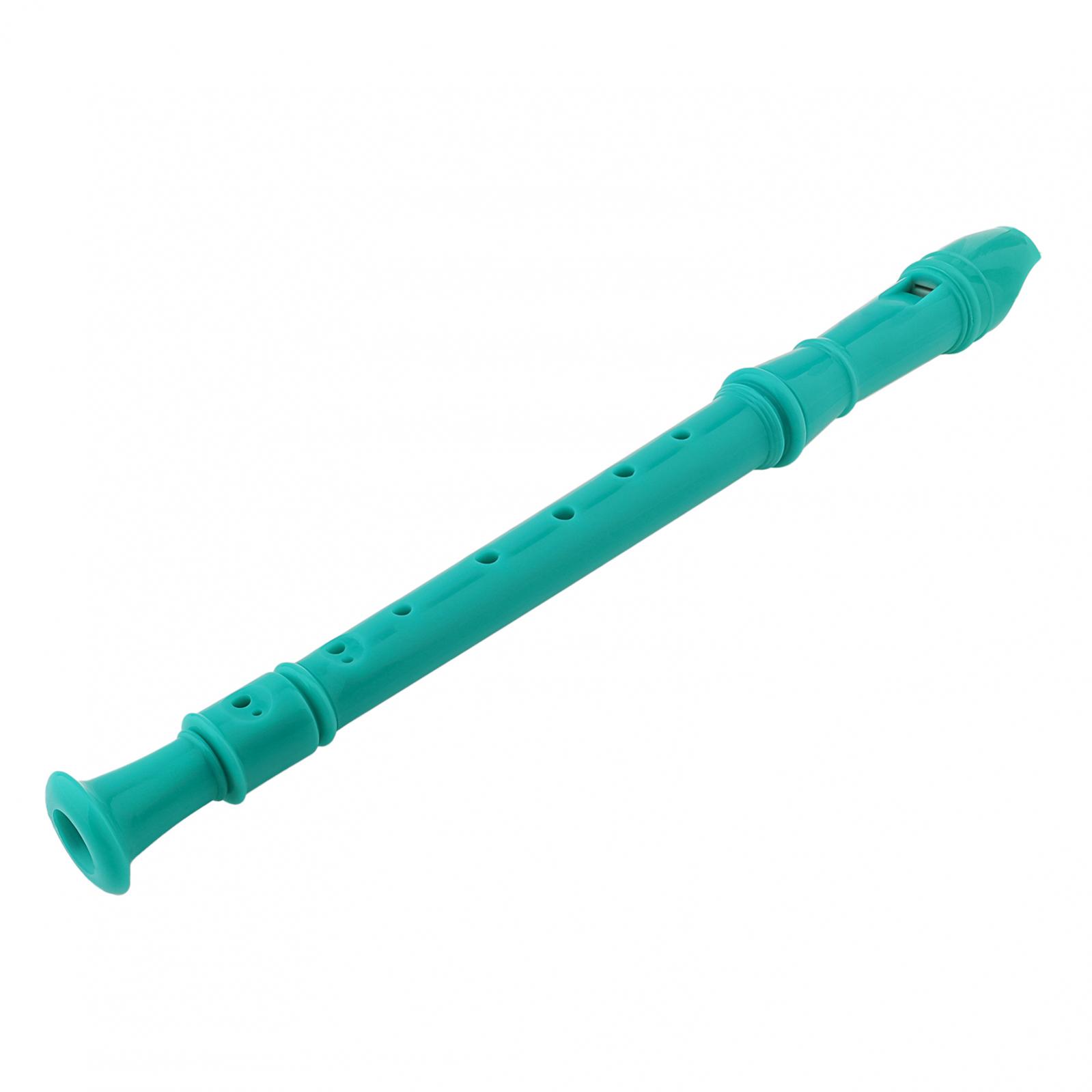 Soprano Recorder Plastic - เครื่องดนตรีรีคอร์เดอร์เยอรมันแบบพกพา 4 ชิ้น ทำจากพลาสติก ABS เหมาะสำหรับผู้เริ่มต้น