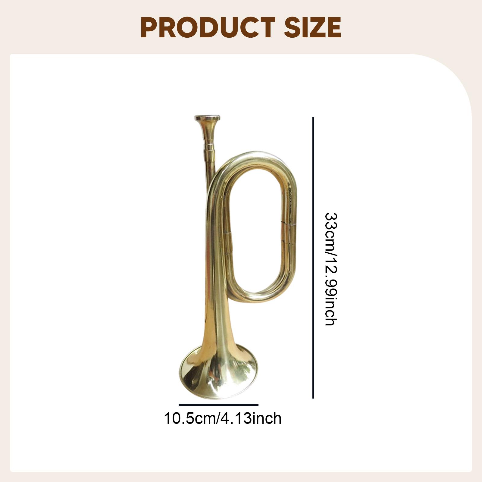 แตรทรัมเป็ต เครื่องดนตรีพกพา ข - Musical Instrument Bugle บทวิจารณ์และราคา