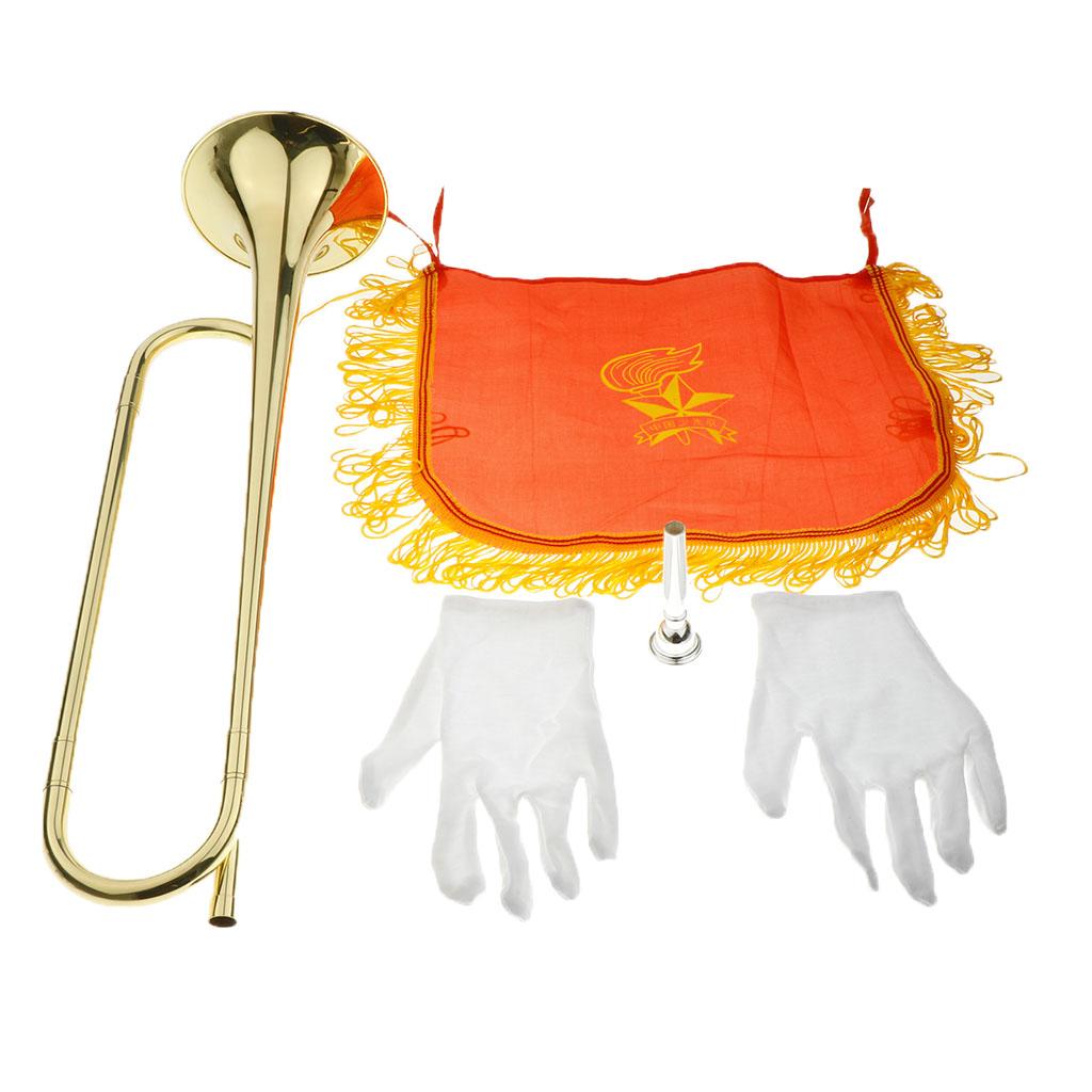 แตรเด็ก ทรัมเป็ตทองเหลือง ทรง  - Musical Instrument Bugle บทวิจารณ์และราคา